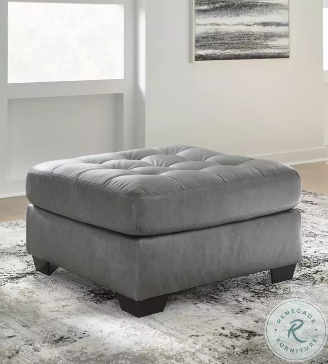 Clairette Court Alloy Oversized Accent Ottoman