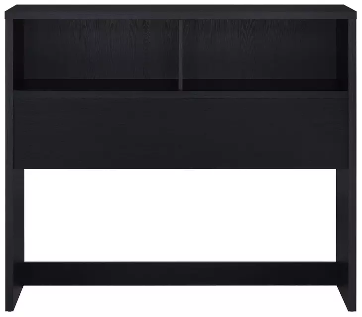 Westpark Black Full Storage Bookcase Headboard
