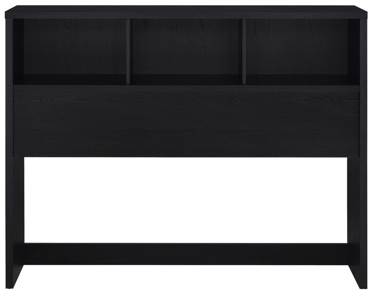 Westpark Black Queen Storage Bookcase Headboard
