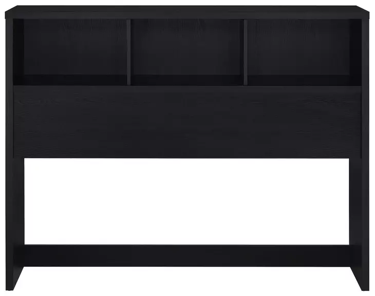 Westpark Black Queen Storage Bookcase Headboard