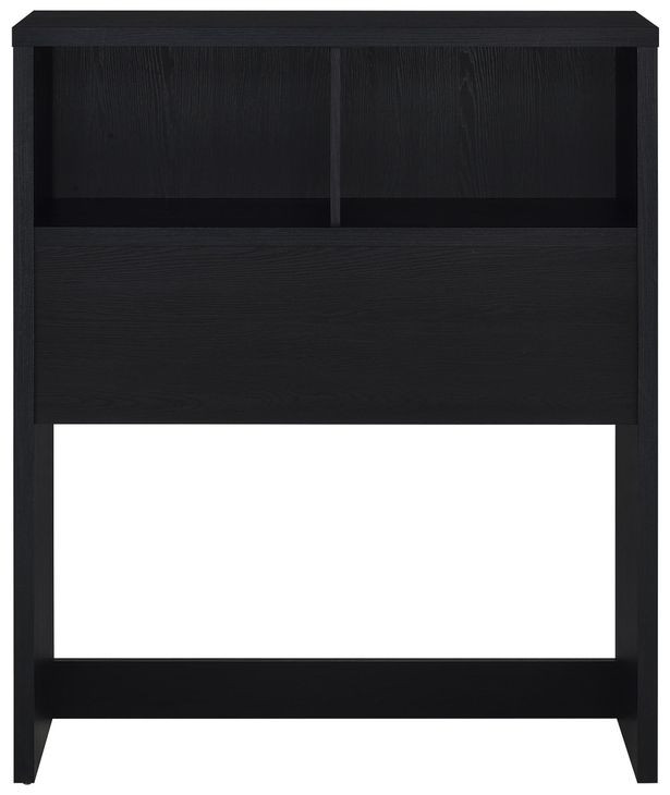 Westpark Black Twin Storage Bookcase Headboard