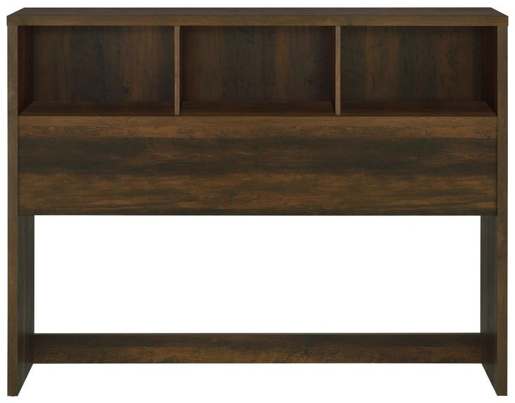 Westpark Dark Pine Queen Storage Bookcase Headboard
