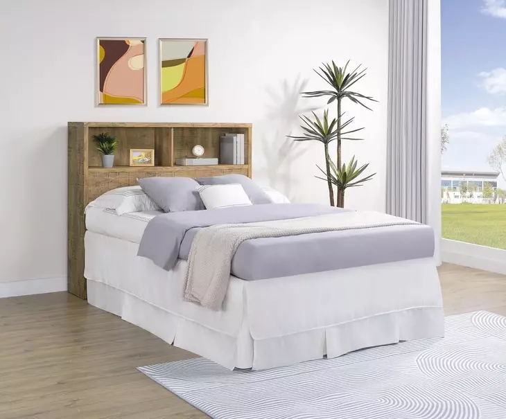 Westpark Mango Full Storage Bookcase Headboard