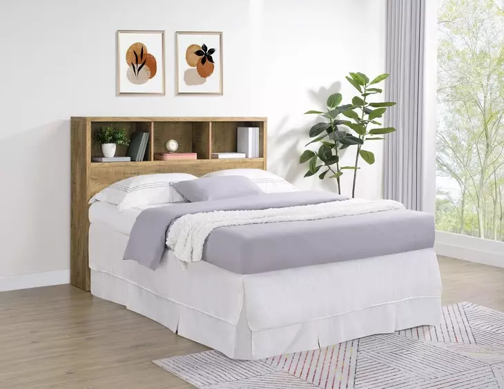Westpark Mango Queen Storage Bookcase Headboard