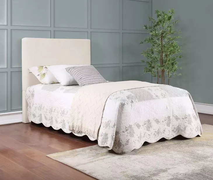 Izzy Sand Twin Upholstered Headboard