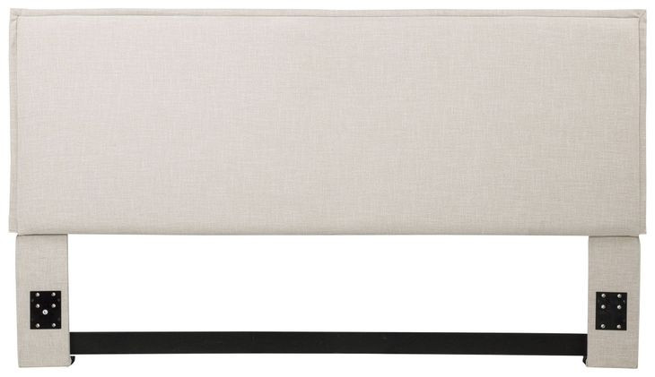 Izzy Sand Upholstered King and California King Panel Headboard