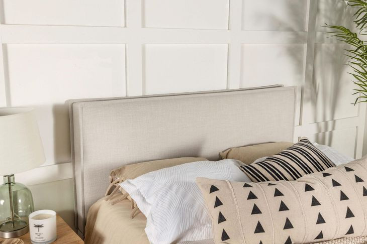 Izzy Sand Full Panel Headboard