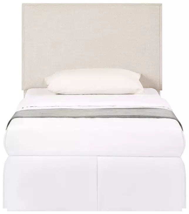 Izzy Sand Twin Classic Panel Headboard