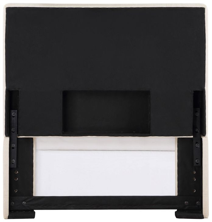 Izzy Sand Twin Panel Headboard
