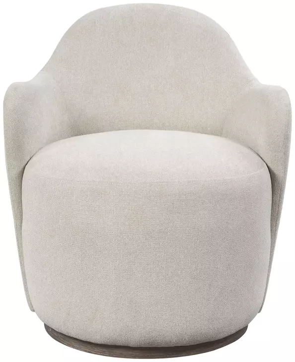 Elements Ivory Barrel Chair