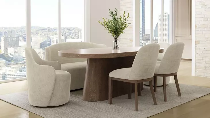 Elements Ivory Barrel Chair