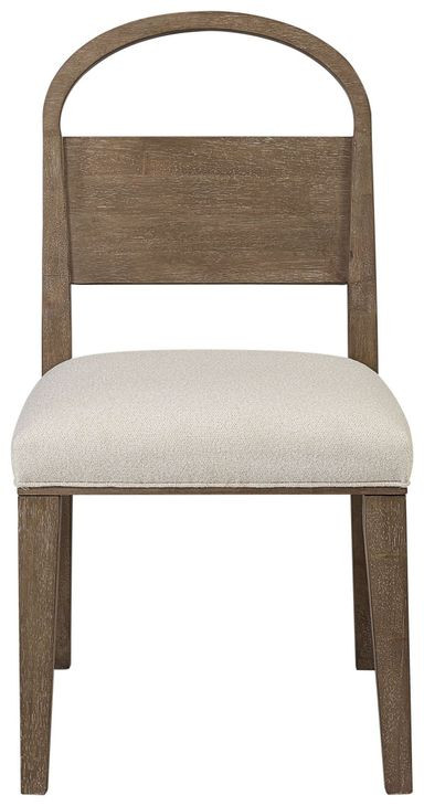 Elements Cocoa Wood Arch Back Chair Set of 2
