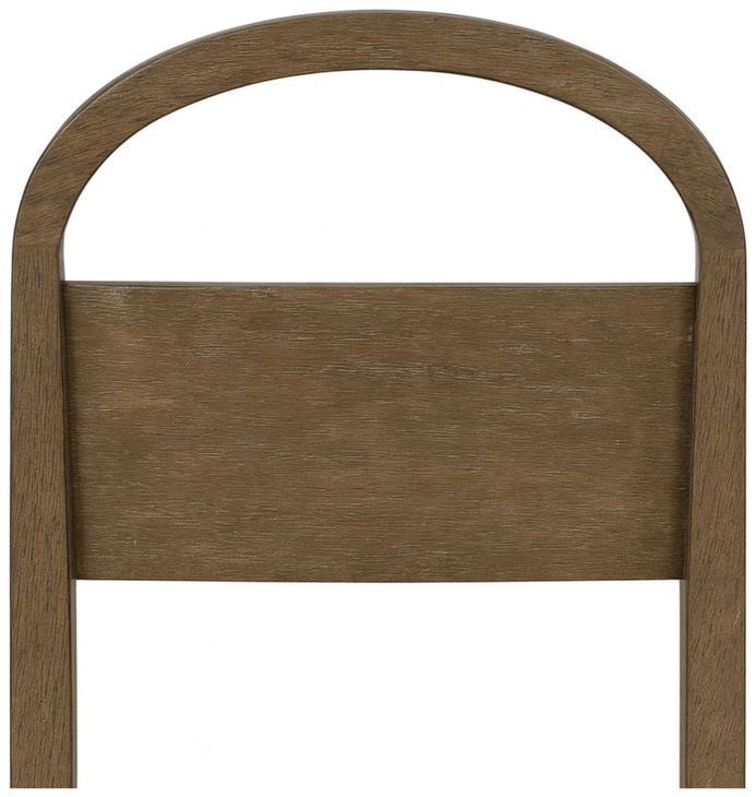 Elements Cocoa Wood Arch Back Chair Set of 2