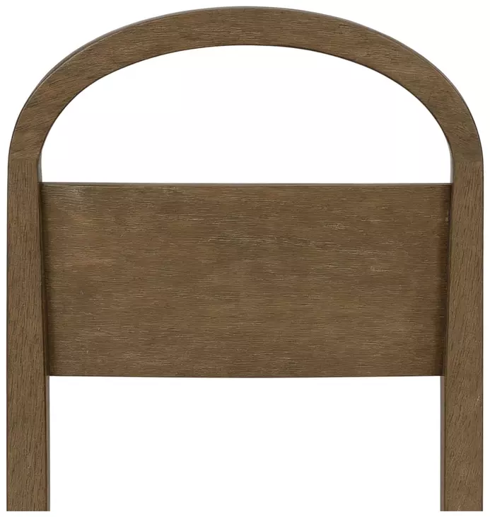 Elements Cocoa Wood Arch Back Chair Set of 2