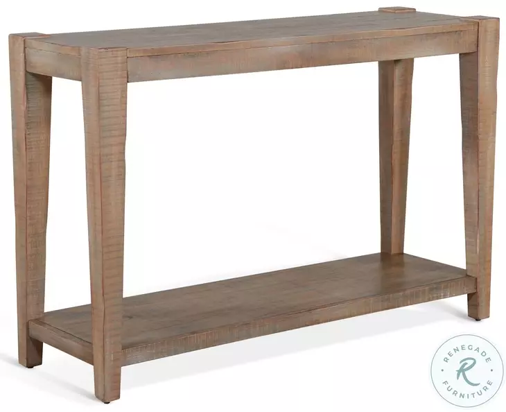 Whimora Weathered Brown 48" Rectangular Sofa Table