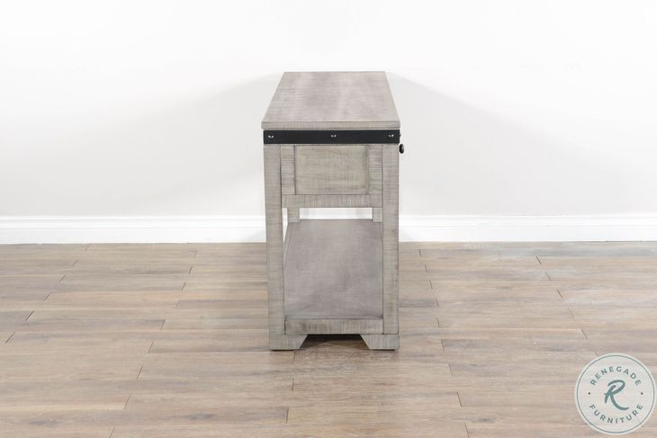 Elmcrest Gray Rectangular Sofa Table