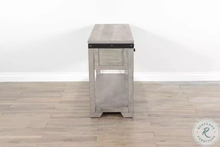 Elmcrest Gray Rectangular Sofa Table