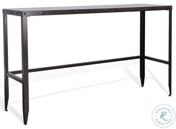 Autumn Echo Brown 60" Rectangular Sofa Bar Table