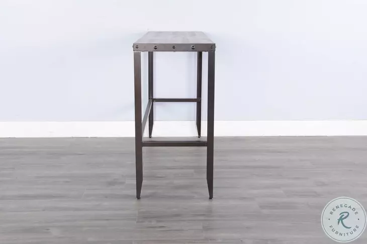 Autumn Echo Brown 60" Rectangular Sofa Bar Table