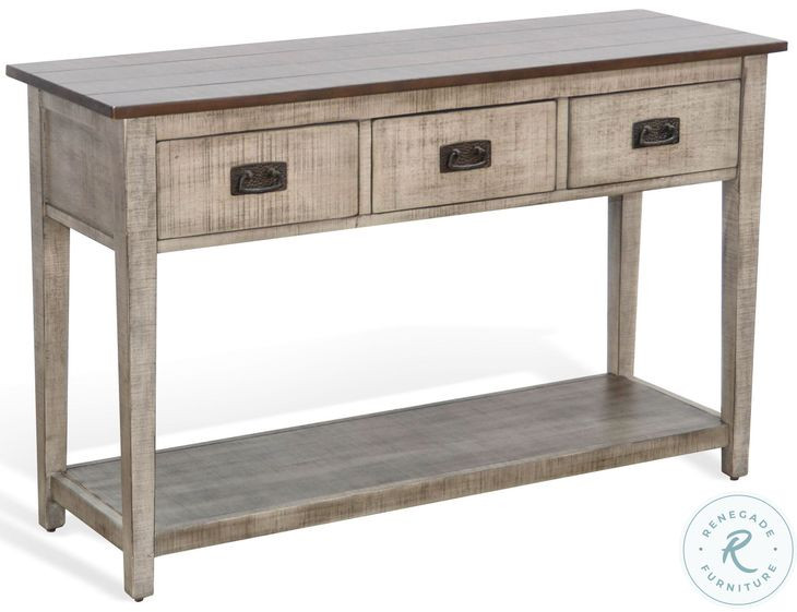Hillside Hearth Gray Rectangular Sofa Table