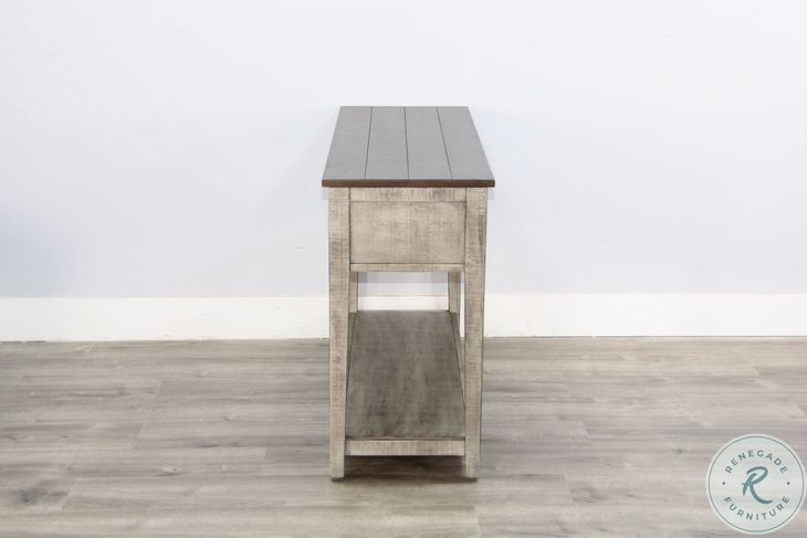 Hillside Hearth Gray Rectangular Sofa Table