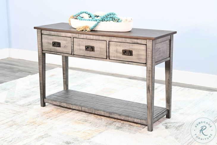 Hillside Hearth Gray Rectangular Sofa Table