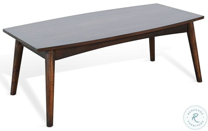 Sagewyn Dark Brown 48" Rectangular Coffee Table