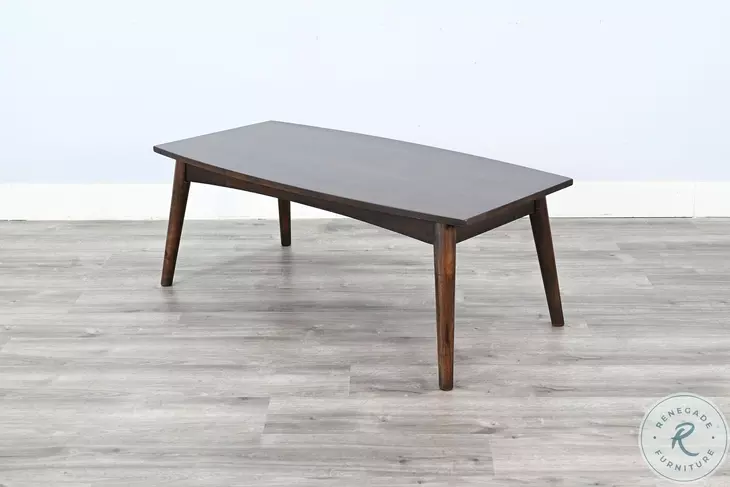 Sagewyn Dark Brown 48" Rectangular Coffee Table