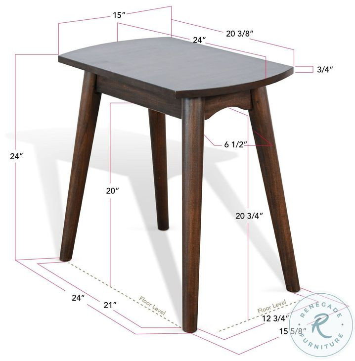 Sagewyn Dark Brown Rectangular Occassional Table Set