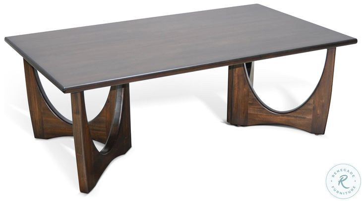 Heritage Horizon Dark Brown Rectangular Cocktail Table