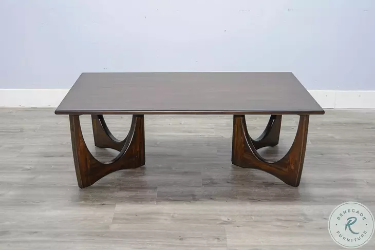 Heritage Horizon Dark Brown Rectangular Cocktail Table