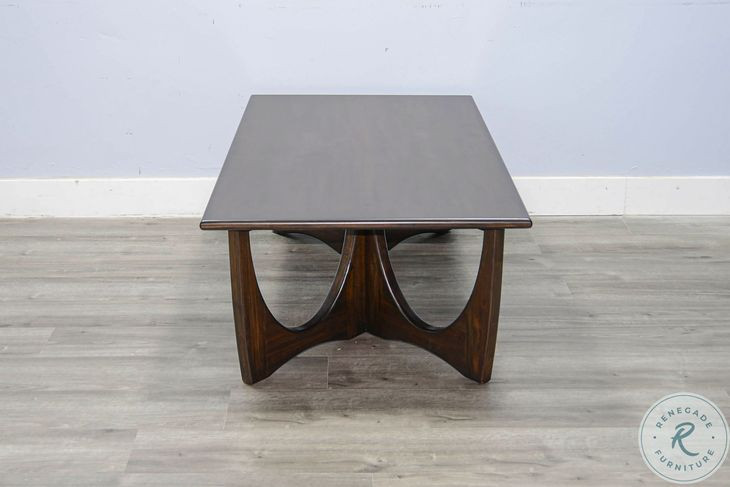 Heritage Horizon Dark Brown Rectangular Cocktail Table