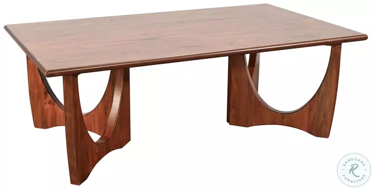 Autumn Echo Oak Sinatra 52" Rectangular Cocktail Table