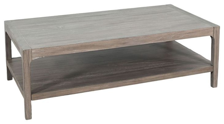 Autumn Echo Natural 52" Rectangular Coffee Table