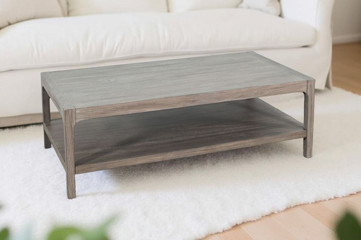 Autumn Echo Natural 52" Rectangular Coffee Table