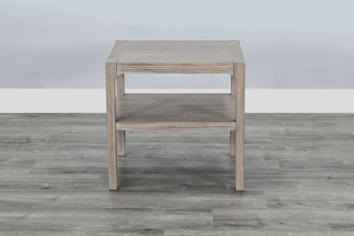 Maple Haze Natural 24" Rectangular Chair Side Table