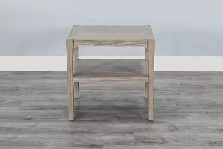 Maple Haze Natural 24" Rectangular Chair Side Table