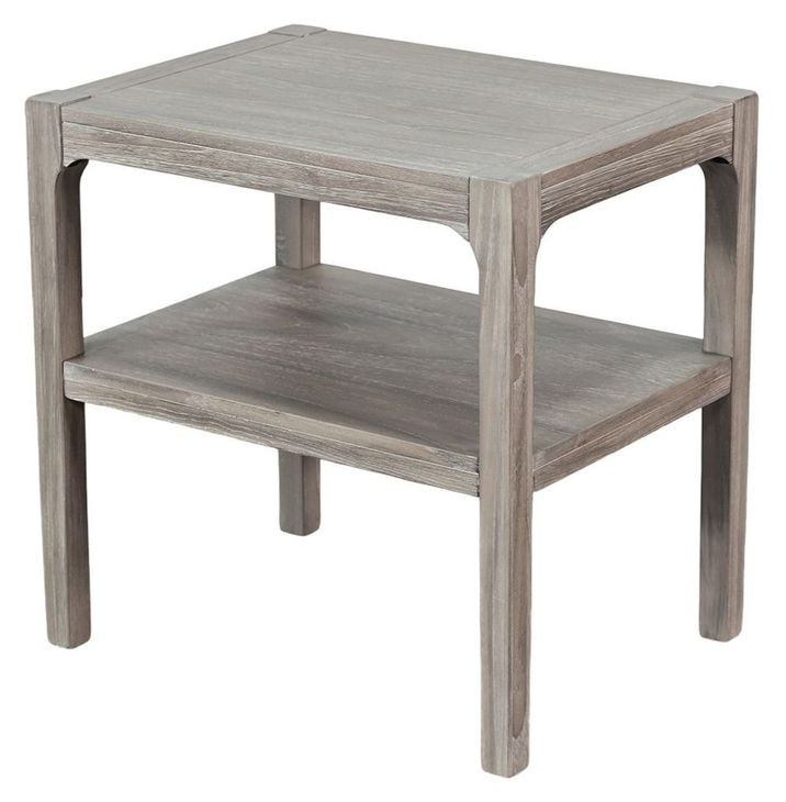 Maple Haze Natural 24" Rectangular Chair Side Table