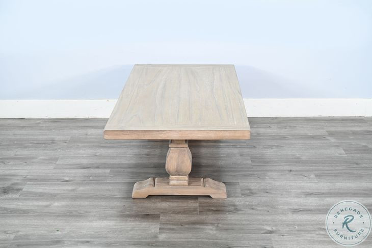Rustic Refined Natural 54" Rectangular Coffee Table