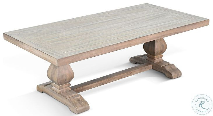 Rustic Refined Natural 54" Rectangular Coffee Table