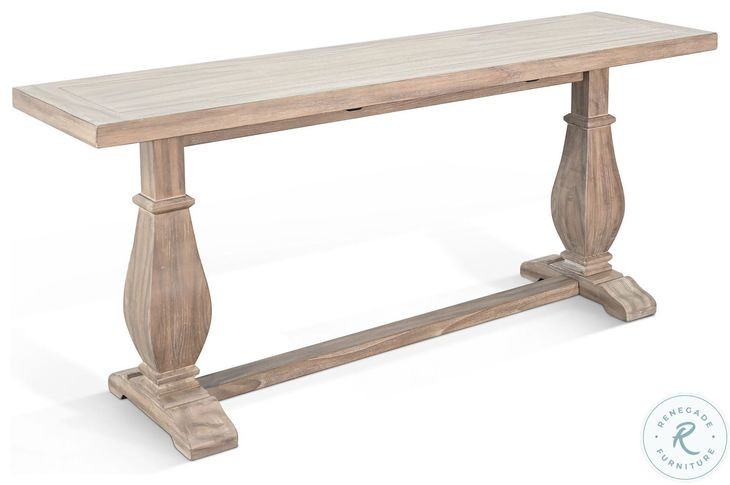 Autumn Echo Natural Rectangular Sofa Table