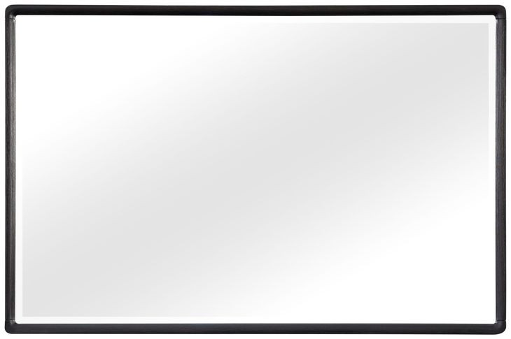 Aurora Peppercorn Rectangle Wood Mirror