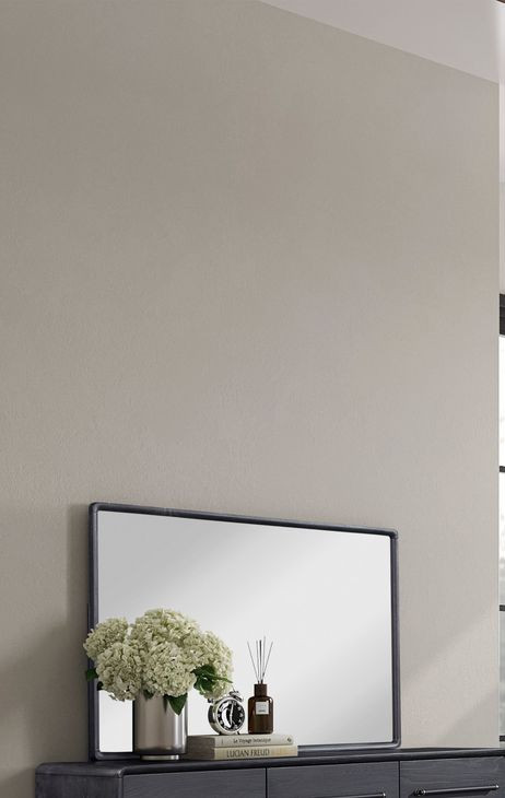 Aurora Peppercorn Rectangle Wood Mirror