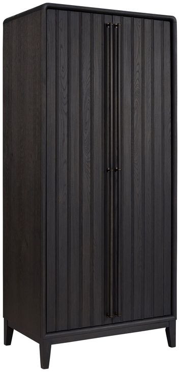 Aurora Peppercorn Open Panel Bedroom Set