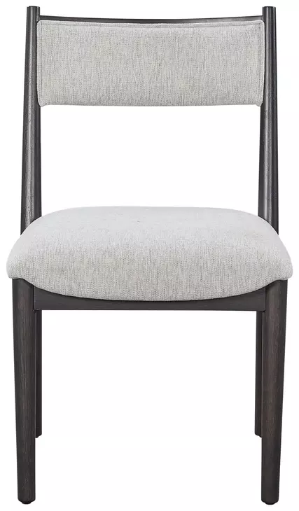 Aurora Peppercorn Cresent Chair Set of 2