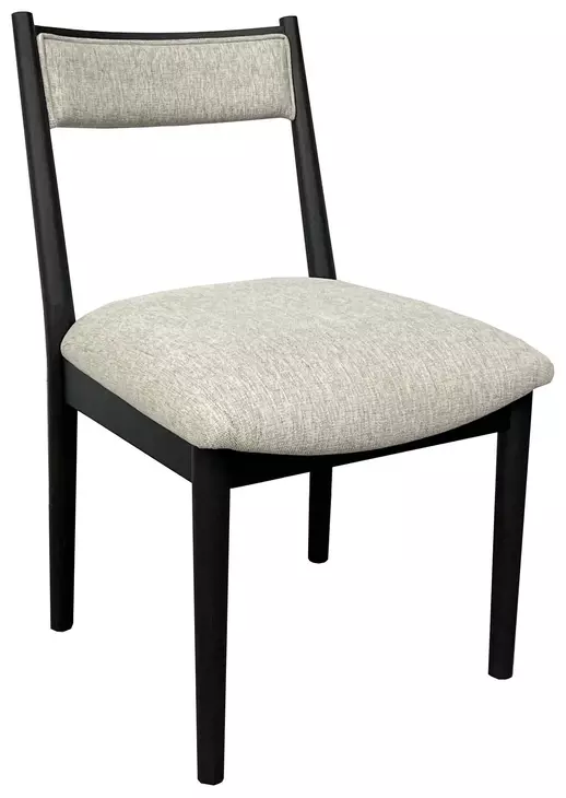 Aurora Peppercorn Cresent Chair Set of 2