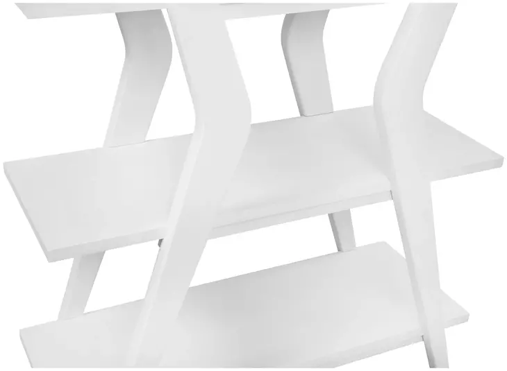 Stratton White Etagere
