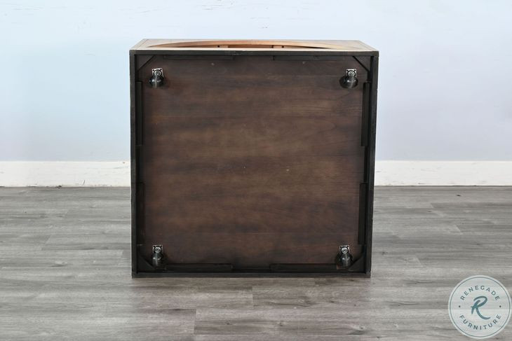 Sculpted Space Natural Square Coffee Table