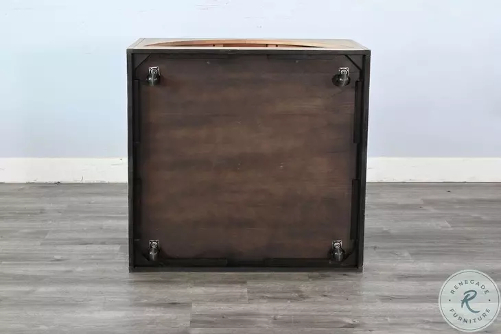 Sculpted Space Natural Square Coffee Table
