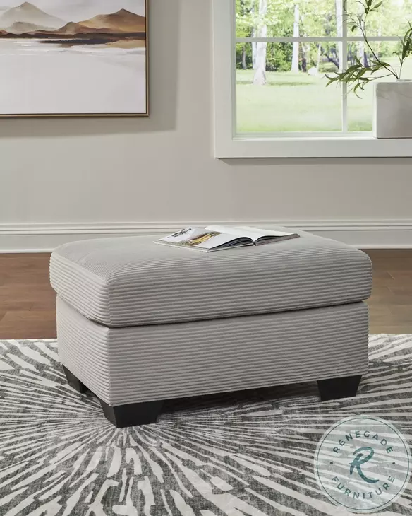 Amesley Smoke Ottoman